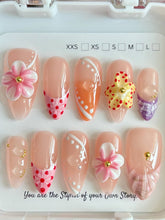 3D Medium Length Press On Nail Selections