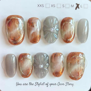 Short Oval 951-970 Press On Nail Selections