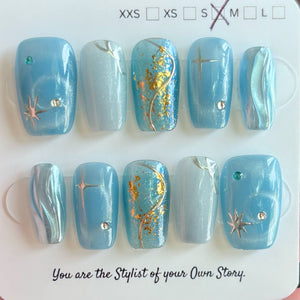 Short Coffin/Square 400-430 Press On Nail Selections