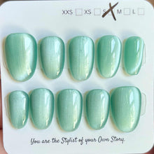 Short/ Medium Almond Cat Eye 700-722 Press On Nail Selections