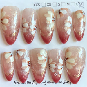 Medium Length Press On Nail Selections
