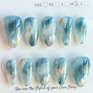 Short Almond 830-856 Design Press On Nail Selections