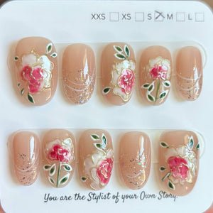 Short Oval 925-950 Press On Nail Selections