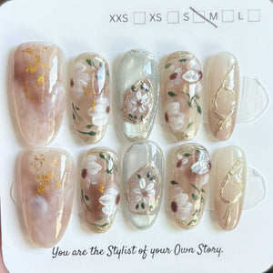 Medium Length Press On Nail Selections