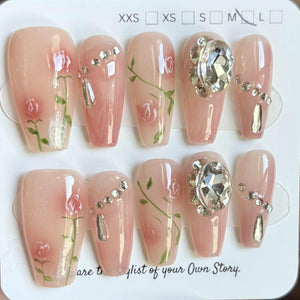 Medium Length Press On Nail Selections