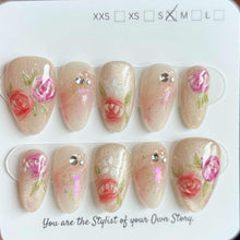 Short Almond 857-885 Design Press On Nail Selections