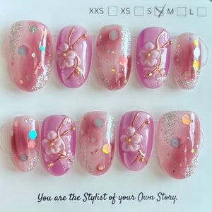 Short Oval 951-970 Press On Nail Selections