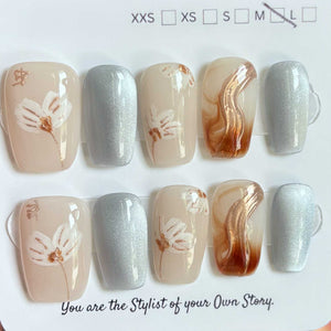 Short Coffin/Square 430-446 Press On Nail Selections
