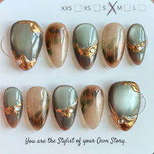 Short Almond 857-885 Design Press On Nail Selections