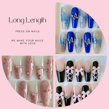 Long Length Press On Nail Selections