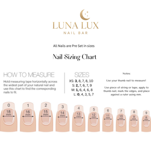 Short Coffin/Square 430-446 Press On Nail Selections