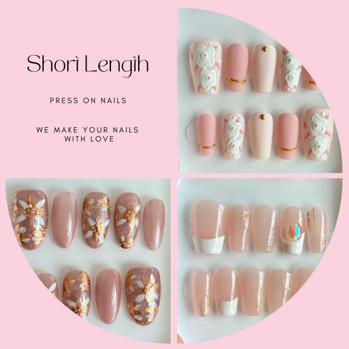 Short Length Press On Nail Selections