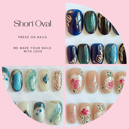 Short Oval 925-950 Press On Nail Selections